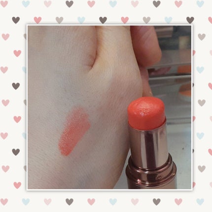 メルティールミナスルージュ(ティントタイプ) T01 ブライドピンクコーラル/キャンメイク/リップティントを使ったクチコミ(2枚目)