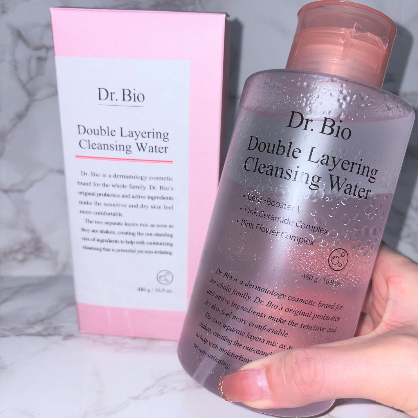 ダブルレイヤリングクレンジングウォーター/Dr.Bio/クレンジングウォーターを使ったクチコミ（1枚目）