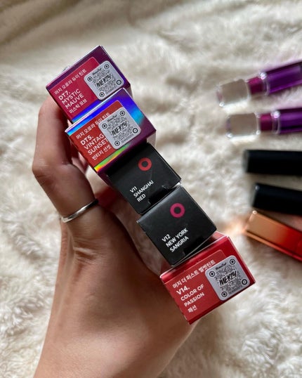 ザ ファースト ベルベット ティント シーズン1/MERZY/リップティントを使ったクチコミ(3枚目)