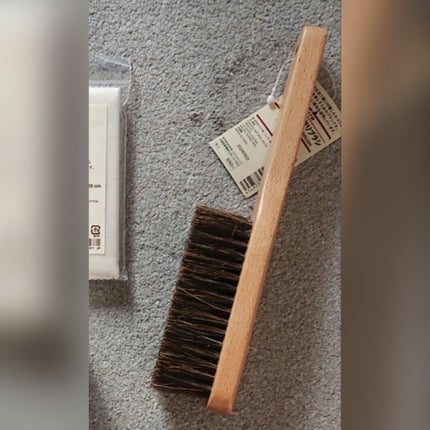 ブナ材くつホコリ取りブラシ/無印良品/その他を使ったクチコミ(2枚目)