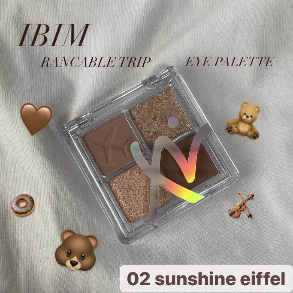 RANCABLE TRIP EYE PALETTE/IBIM/アイシャドウパレットを使ったクチコミ（1枚目）
