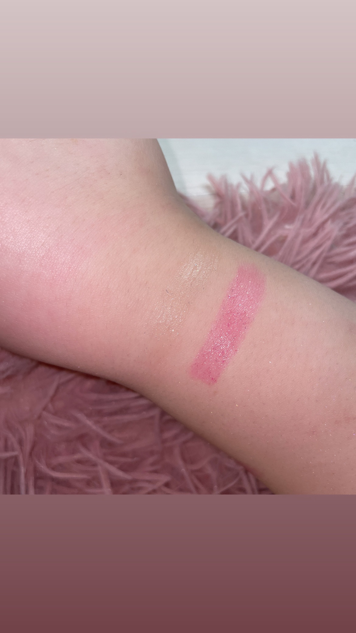 ＵＧＴ　ジュエリーリップスティック 02c　ローズクォーツ/U R GLAM/口紅を使ったクチコミ（2枚目）