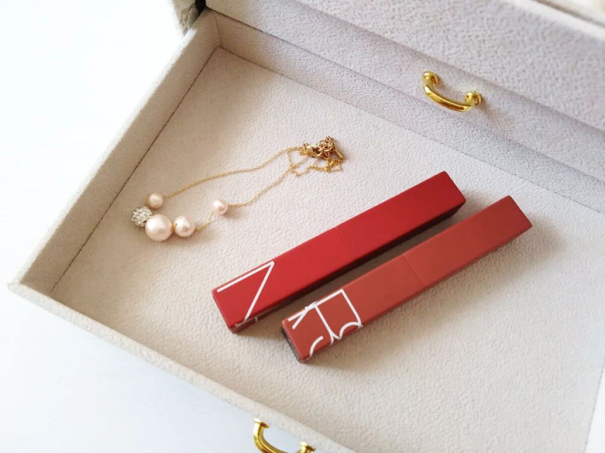 パワーマット リップスティック 100 ピンクベージュ/NARS/口紅を使ったクチコミ（1枚目）