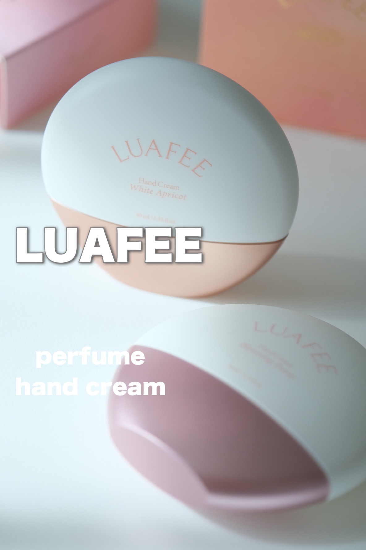 パフュームハンドクリームホワイトアプリコット/LUAFEE/ハンドクリームを使ったクチコミ（1枚目）