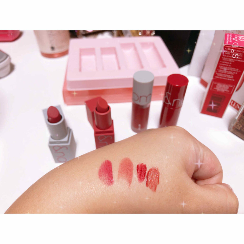 ゼログラムマットリップスティック SUNSET EDITION #Before sunset/rom&nd/口紅を使ったクチコミ（3枚目）