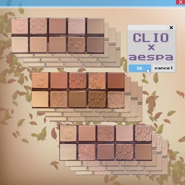 CLIO×aespa  pro eye palette ￥2152(qoo10価格)

CLIOからこの先の季節にぴったりなカラー3色が新しく登場しました！🍂
ーーーーーーーーーーーーーーーーーーーー
