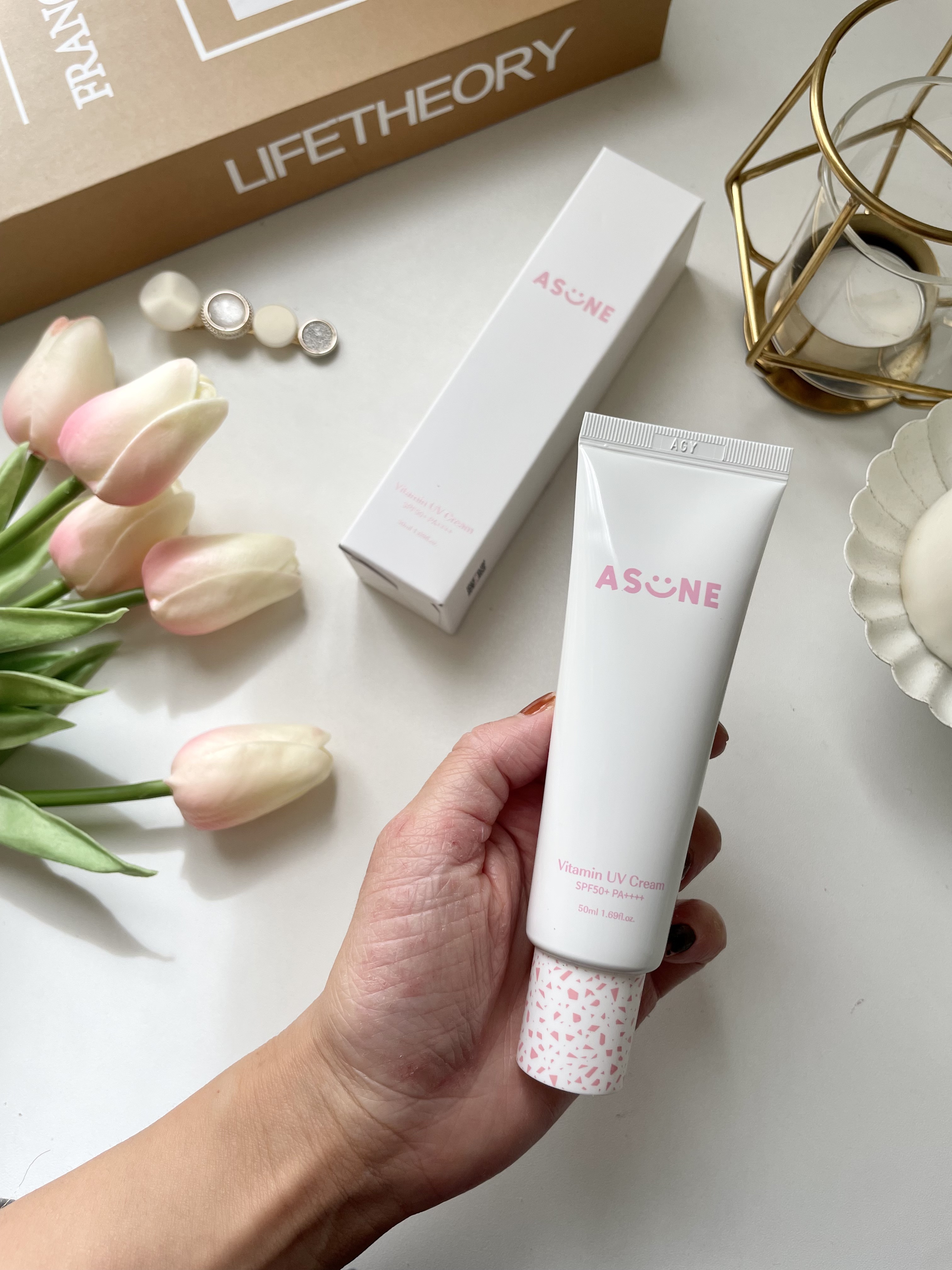 ビタミン UVクリーム/ASUNE /日焼け止めクリームを使ったクチコミ（1枚目）