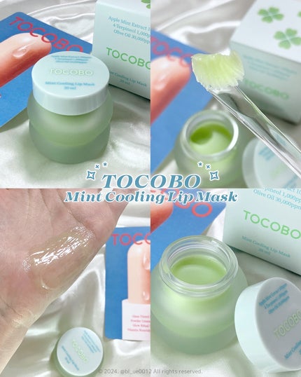 ミントクーリングリップマスク/TOCOBO/リップマスクを使ったクチコミ(1枚目)
