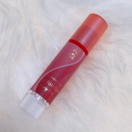 リップフォンデュ スカーレットピンク/メンソレータム/リップバームを使ったクチコミ(1枚目)