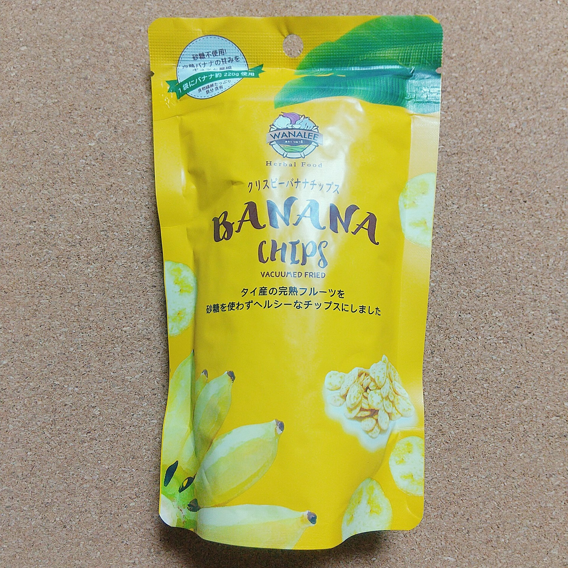 フルーツチップスバナナ/WANALEE/食品を使ったクチコミ（1枚目）