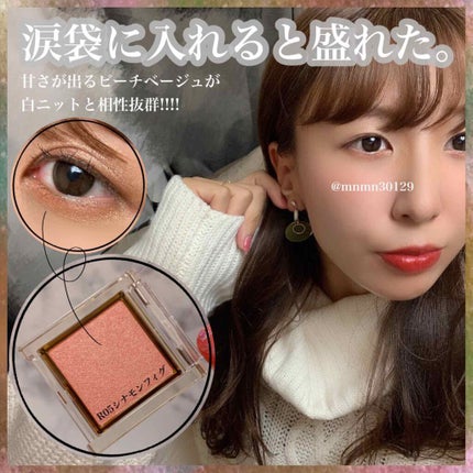 アイプランナー/excel/単色アイシャドウを使ったクチコミ(1枚目)