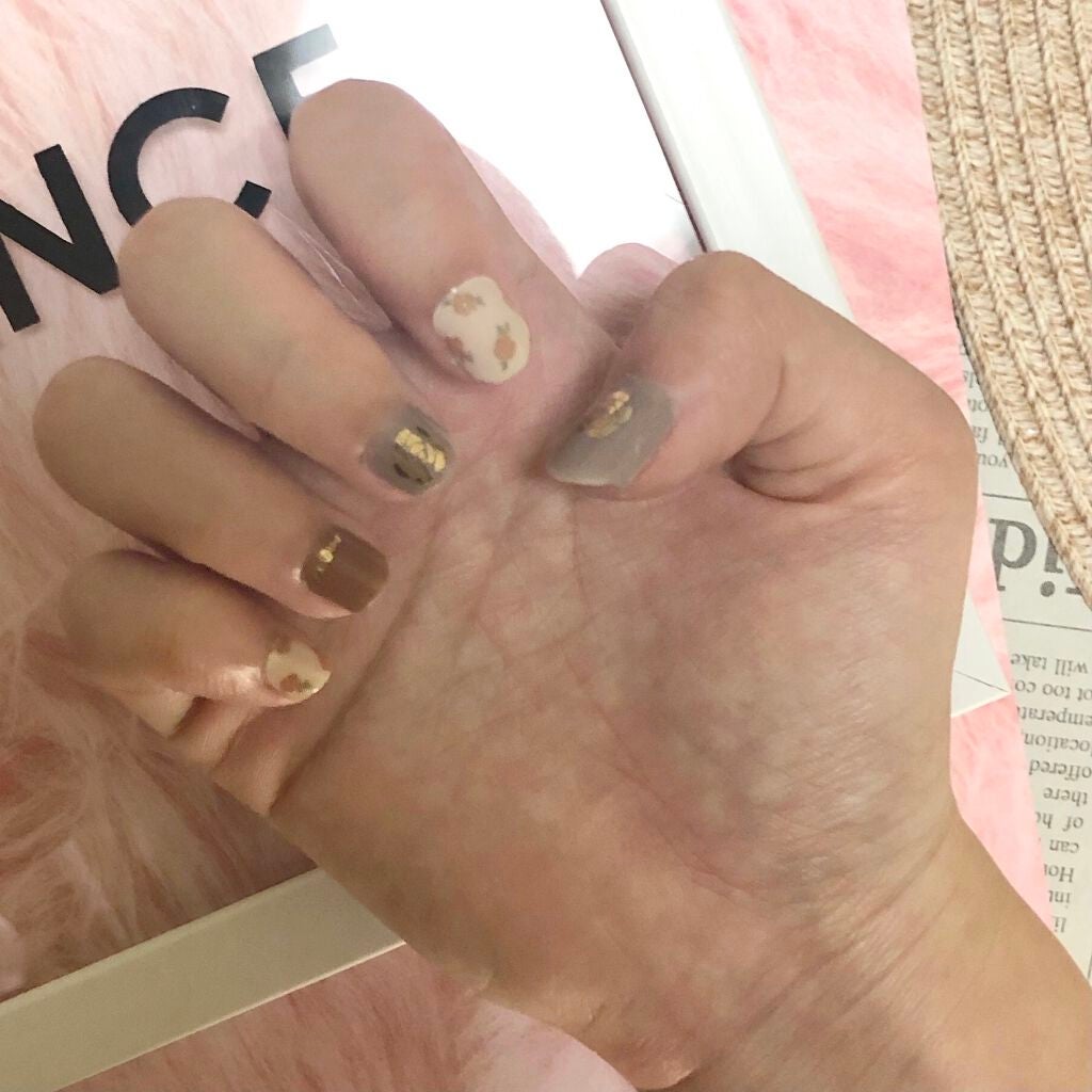 ジェルネイルシール/キャンドゥ/ネイルシールを使ったクチコミ(2枚目)