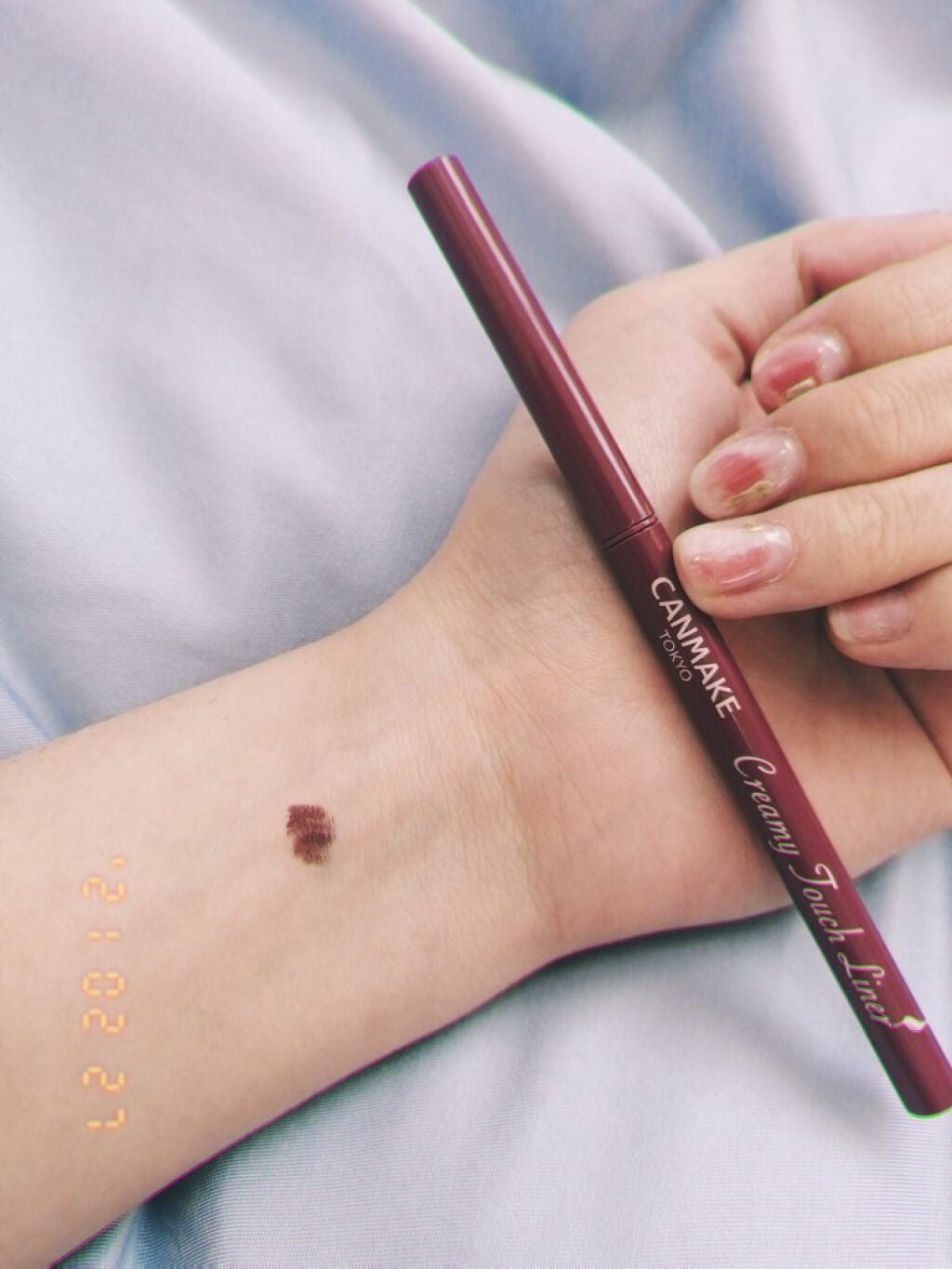 クリーミータッチライナー/キャンメイク/ジェルアイライナーを使ったクチコミ(3枚目)