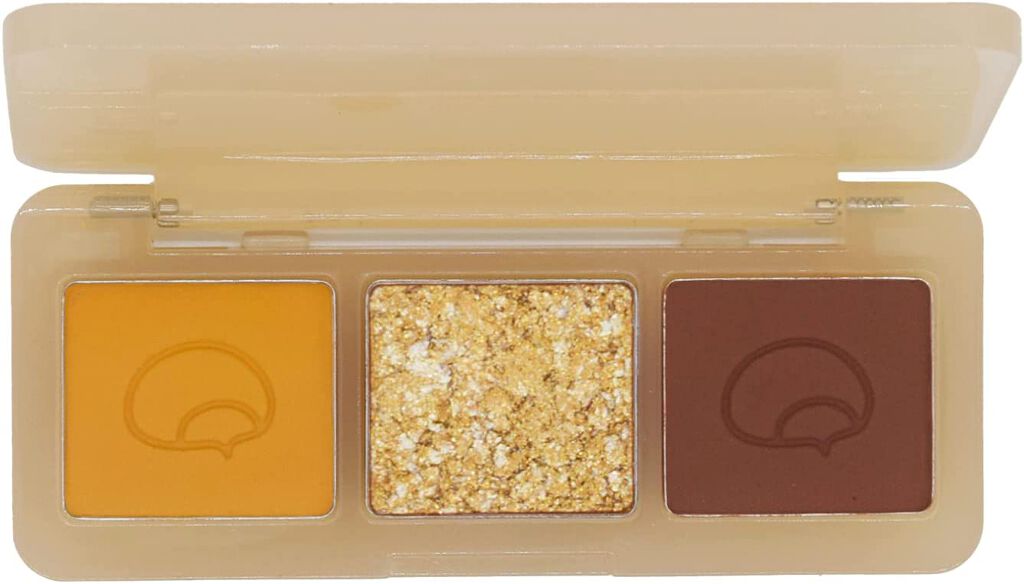 3色マロンアイシャドウパレット 02 パインケーキ(しっとりパールラメ)