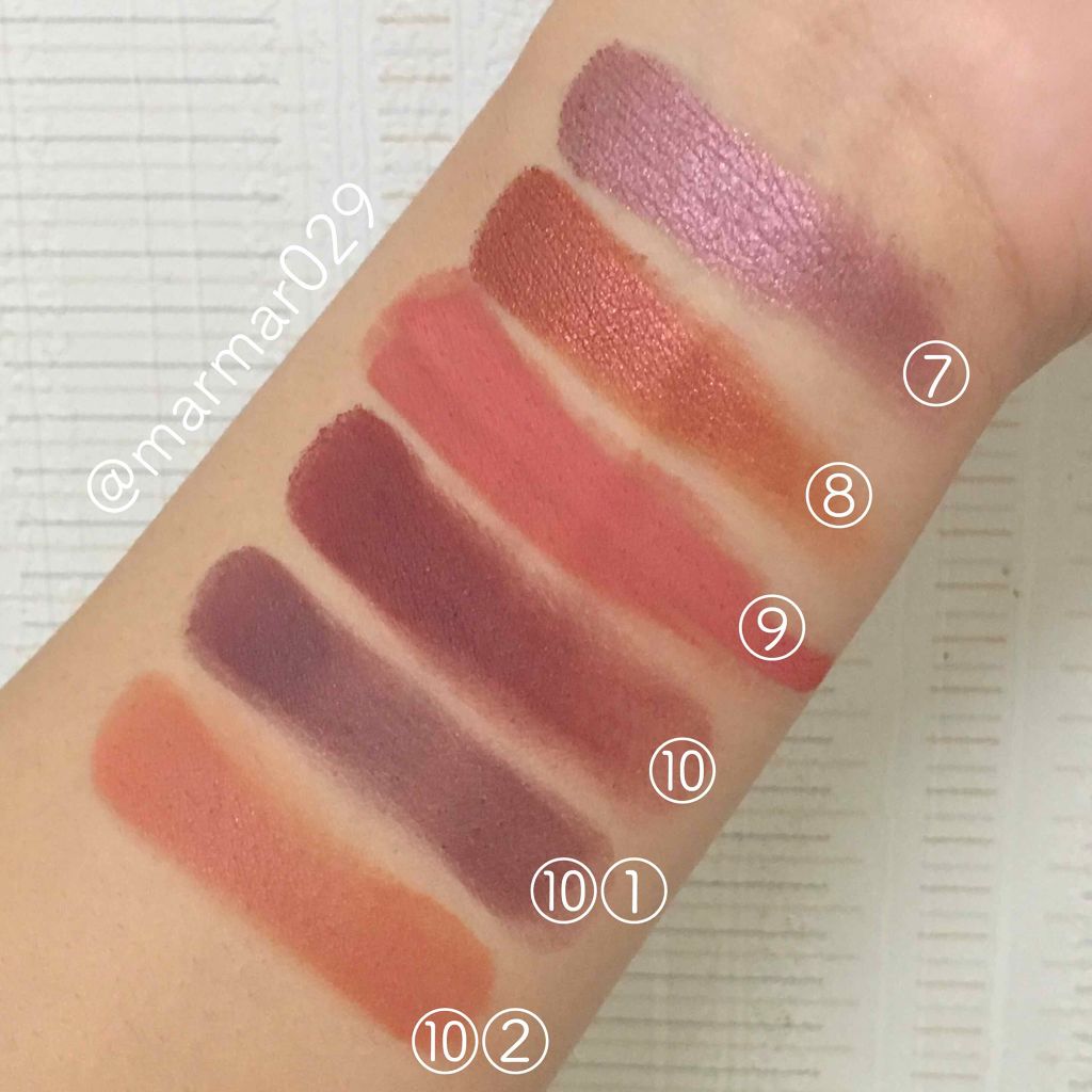 Fem Rosa Karrueche - Pressed Powder Shadow Palette - She/ColourPop/アイシャドウパレットを使ったクチコミ(4枚目)