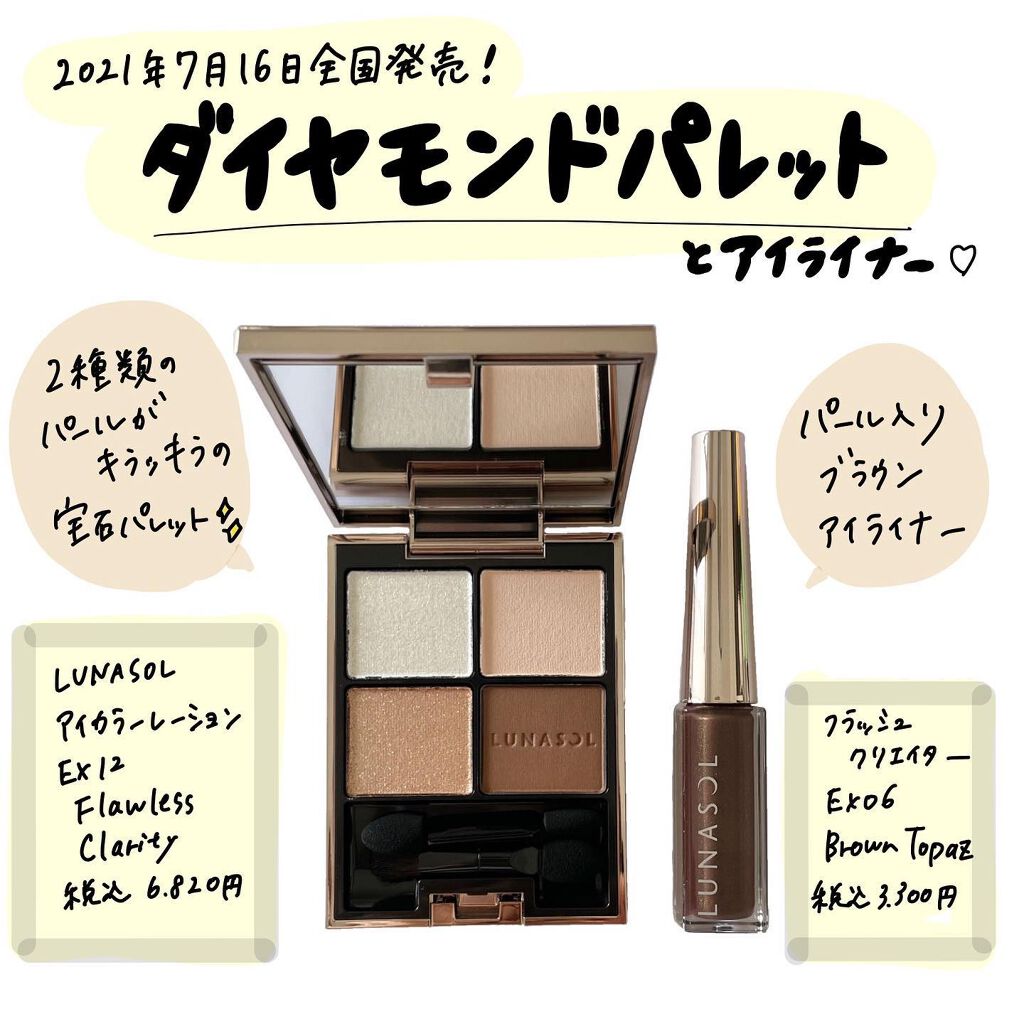 アイカラーレーション/LUNASOL/アイシャドウパレットを使ったクチコミ(1枚目)