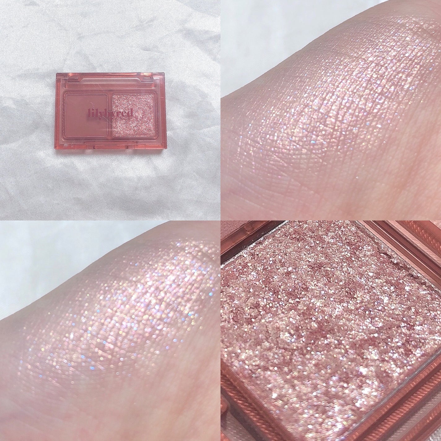 Little Bitty Moment Shadow/lilybyred/アイシャドウパレットを使ったクチコミ(7枚目)