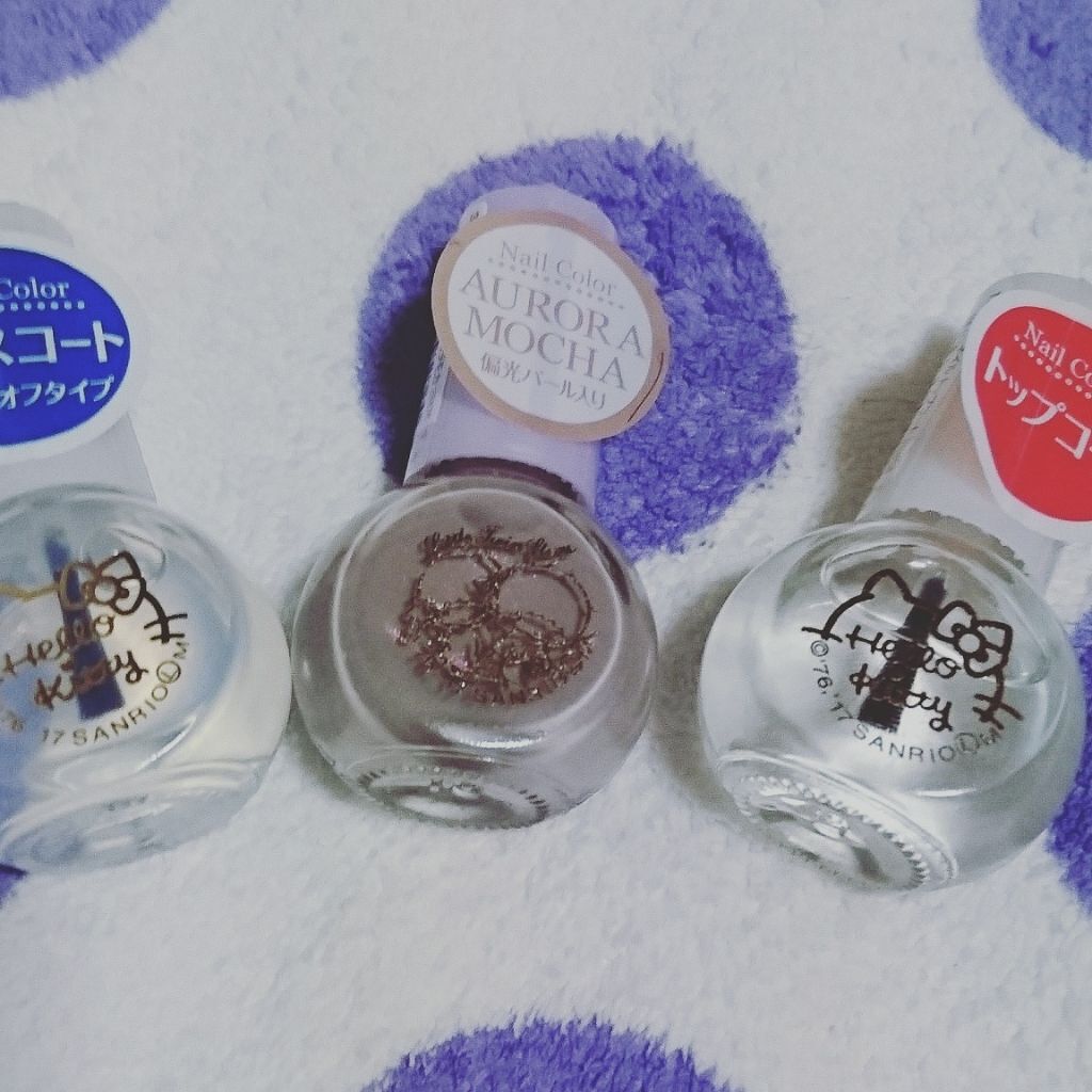 サンリオネイル/DAISO/マニキュアを使ったクチコミ（1枚目）