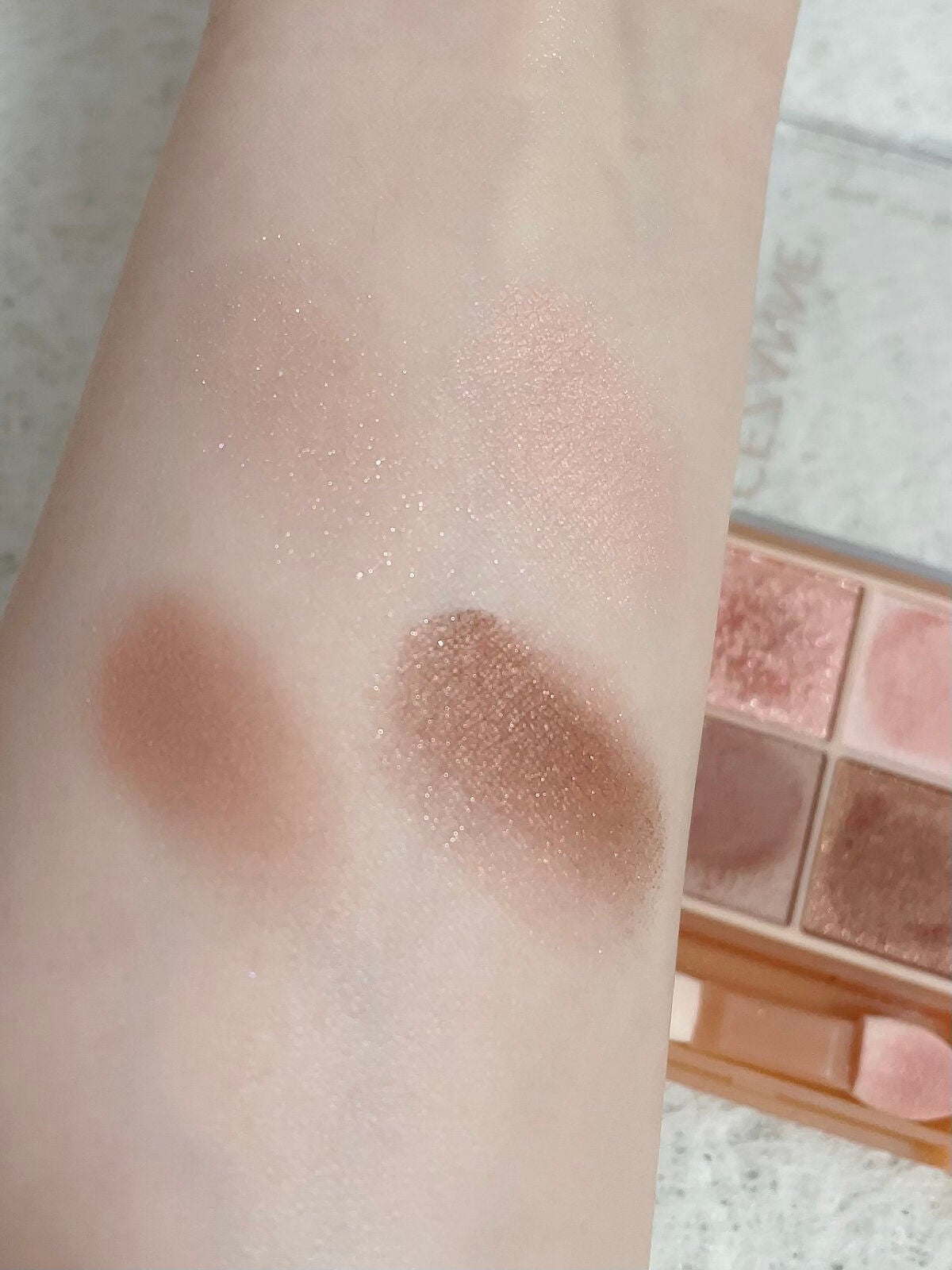 ベージュトーンアイシャドウ/CEZANNE/アイシャドウパレットを使ったクチコミ(7枚目)