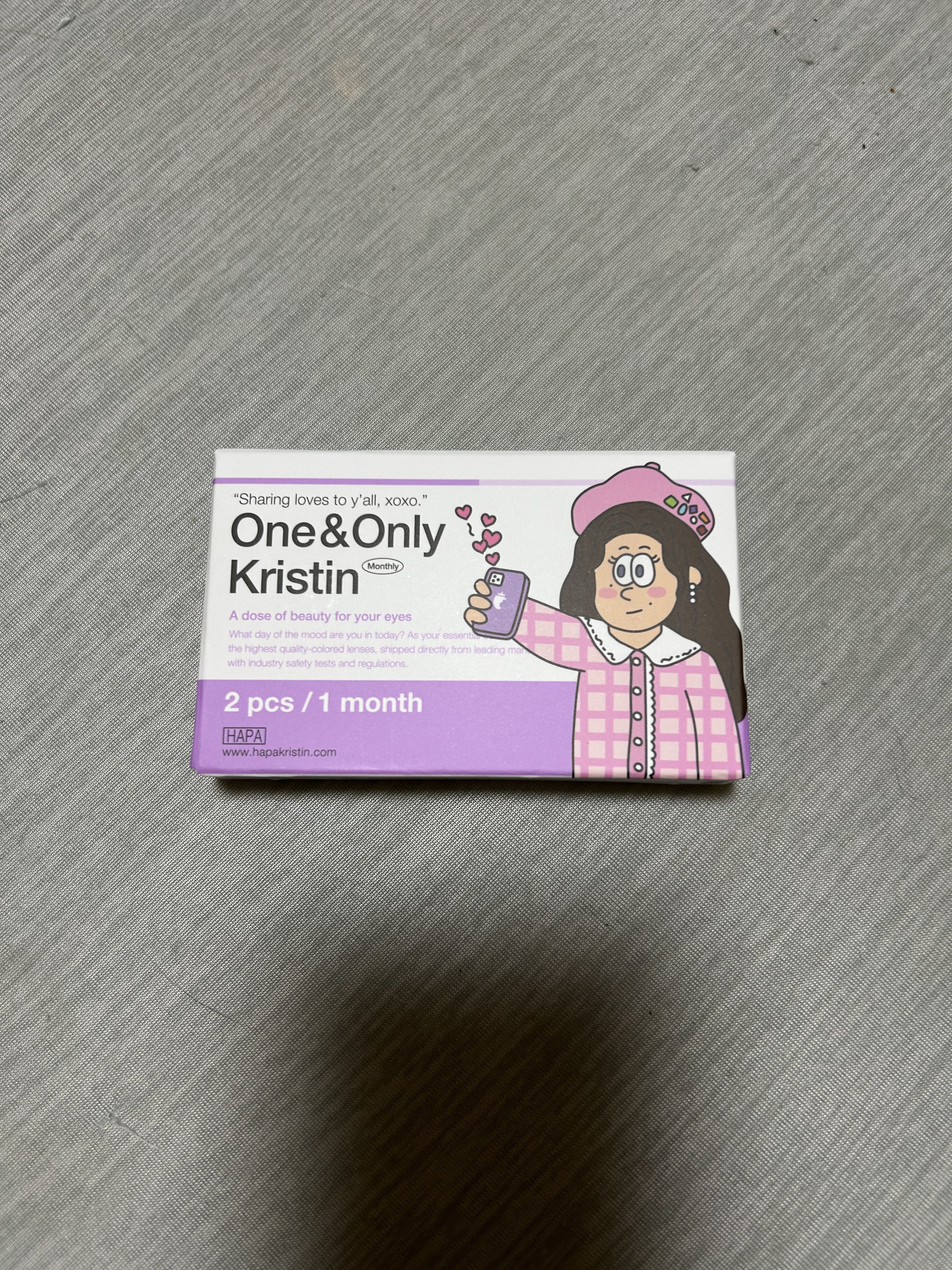 Hapa kristinOne & Only Kristin

Qoo10メガ割で購入しました
すぐ届きました
可愛いです