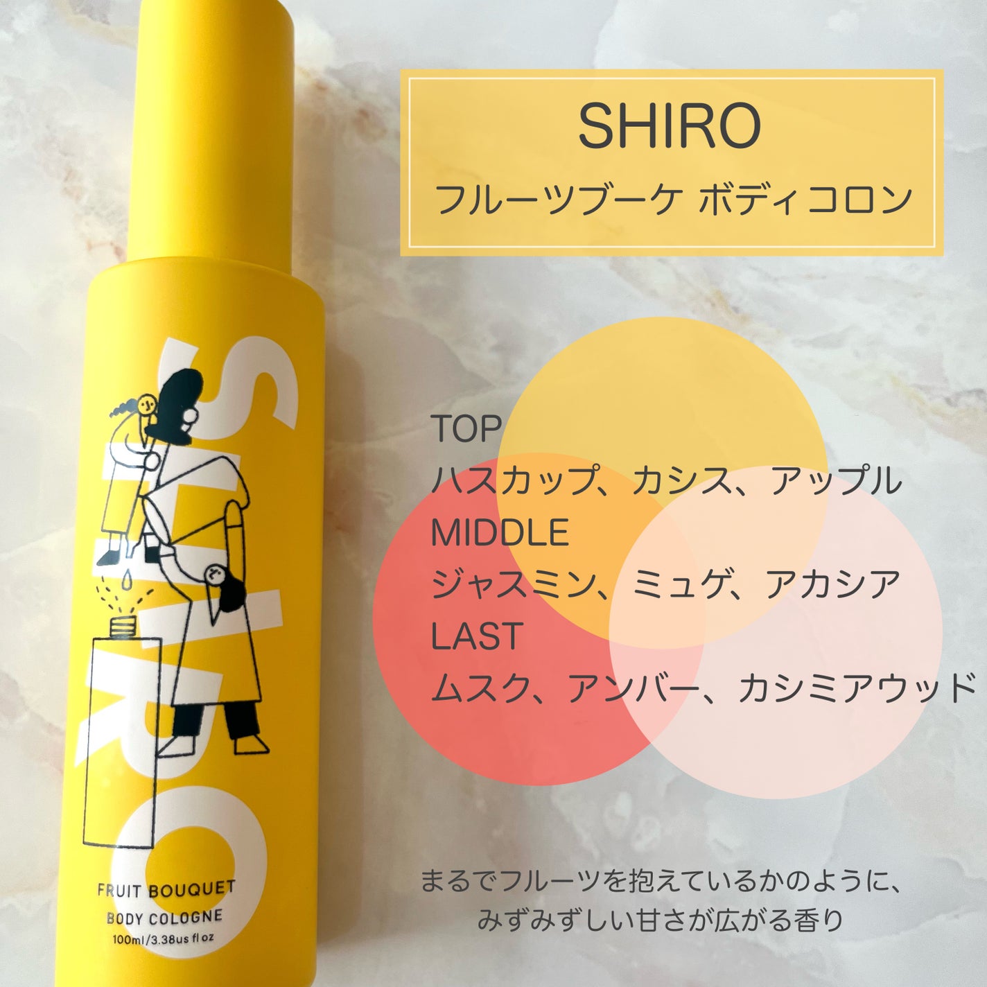 フルーツブーケ ボディコロン/SHIRO/香水(その他)を使ったクチコミ(3枚目)