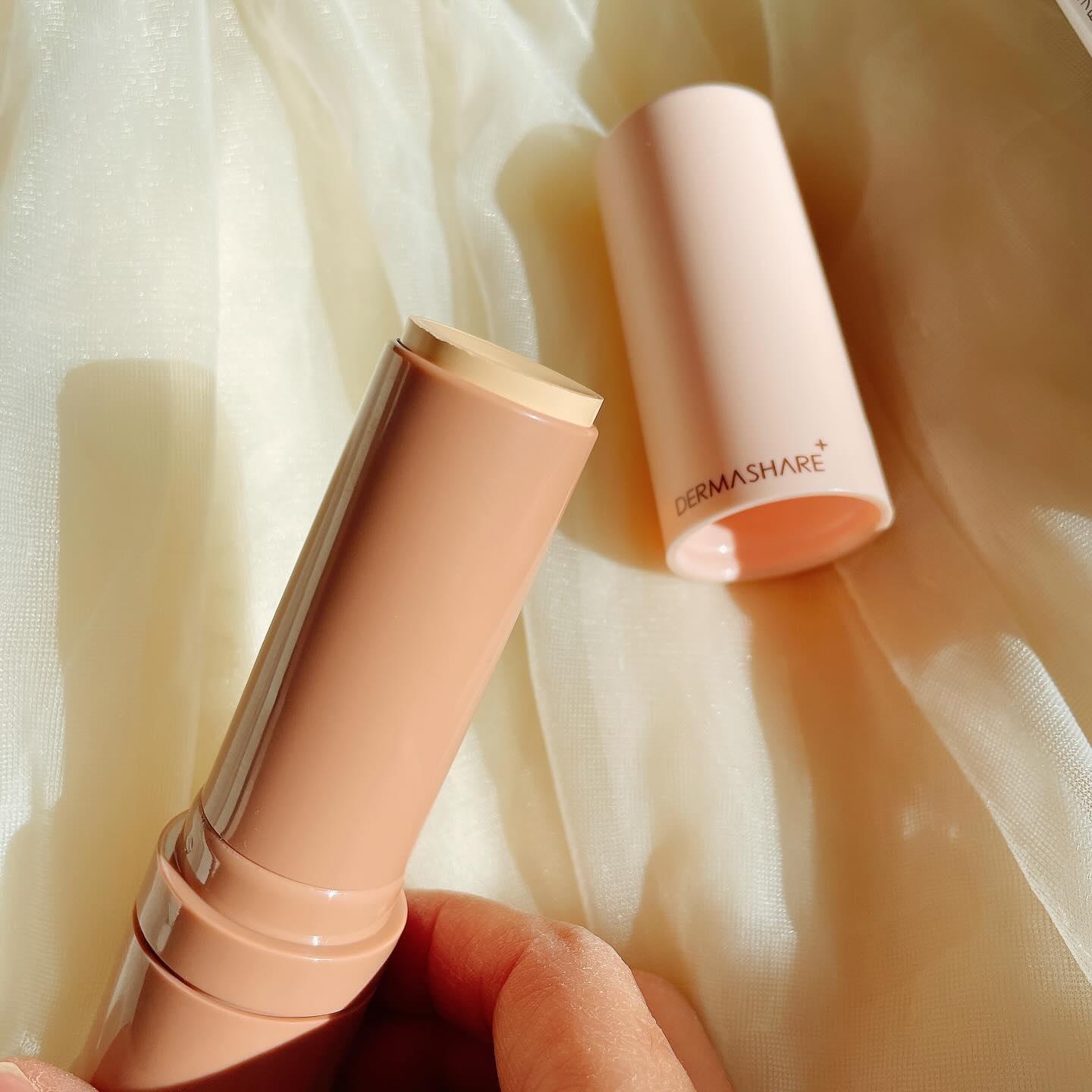 ヴィーガンナチュラルカバースティックファンデーション/DERMASHARE/その他ファンデーションを使ったクチコミ（3枚目）