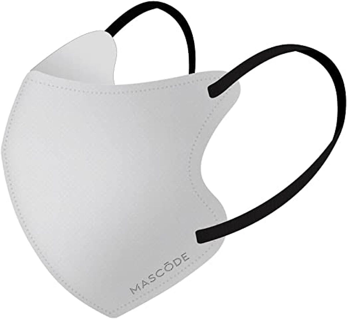 マスク マスコード グレー×ブラック紐【L】