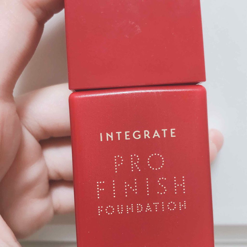 プロフィニッシュリキッド/インテグレート/リキッドファンデーションを使ったクチコミ（1枚目）