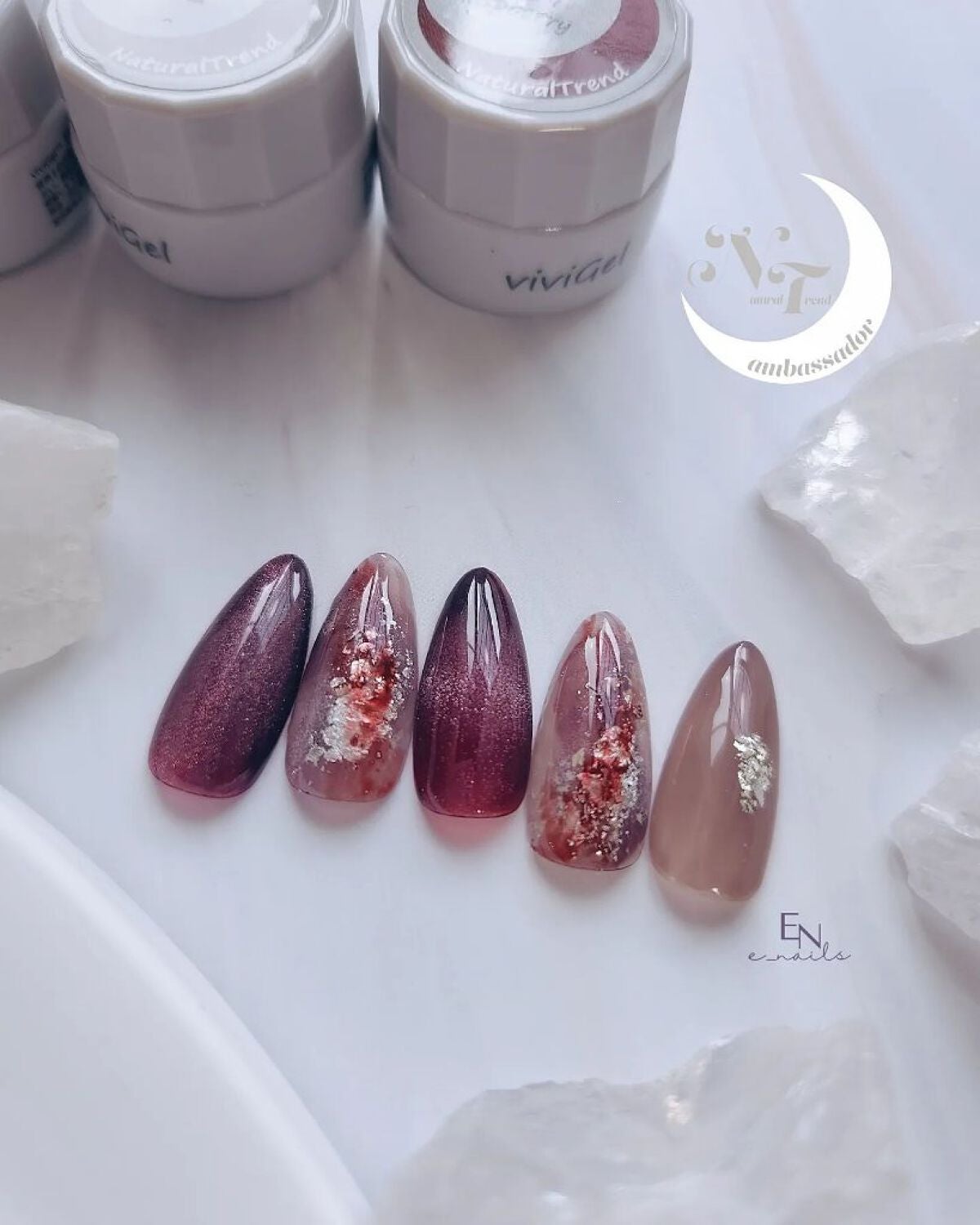 e_nails//フォロバ◎//ネイルとコスメ好きママ on LIPS 「@natural__trend公式アンバサダーのえっちゃんです..」(1枚目)