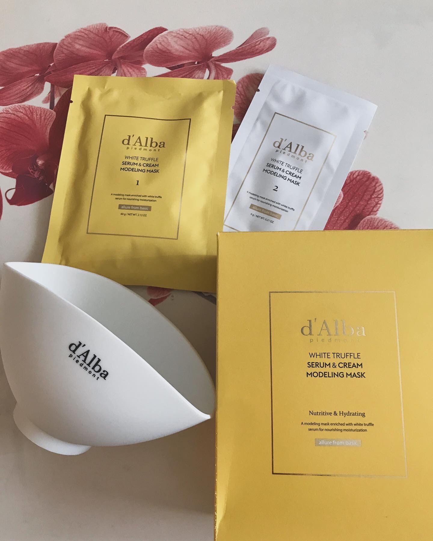 WHITE TRUFFLE SERUM & CREAM MODELING MASK/ダルバ/その他スキンケアを使ったクチコミ（1枚目）