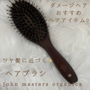 コンボパドルブラシ/john masters organics/ヘアブラシを使ったクチコミ（1枚目）