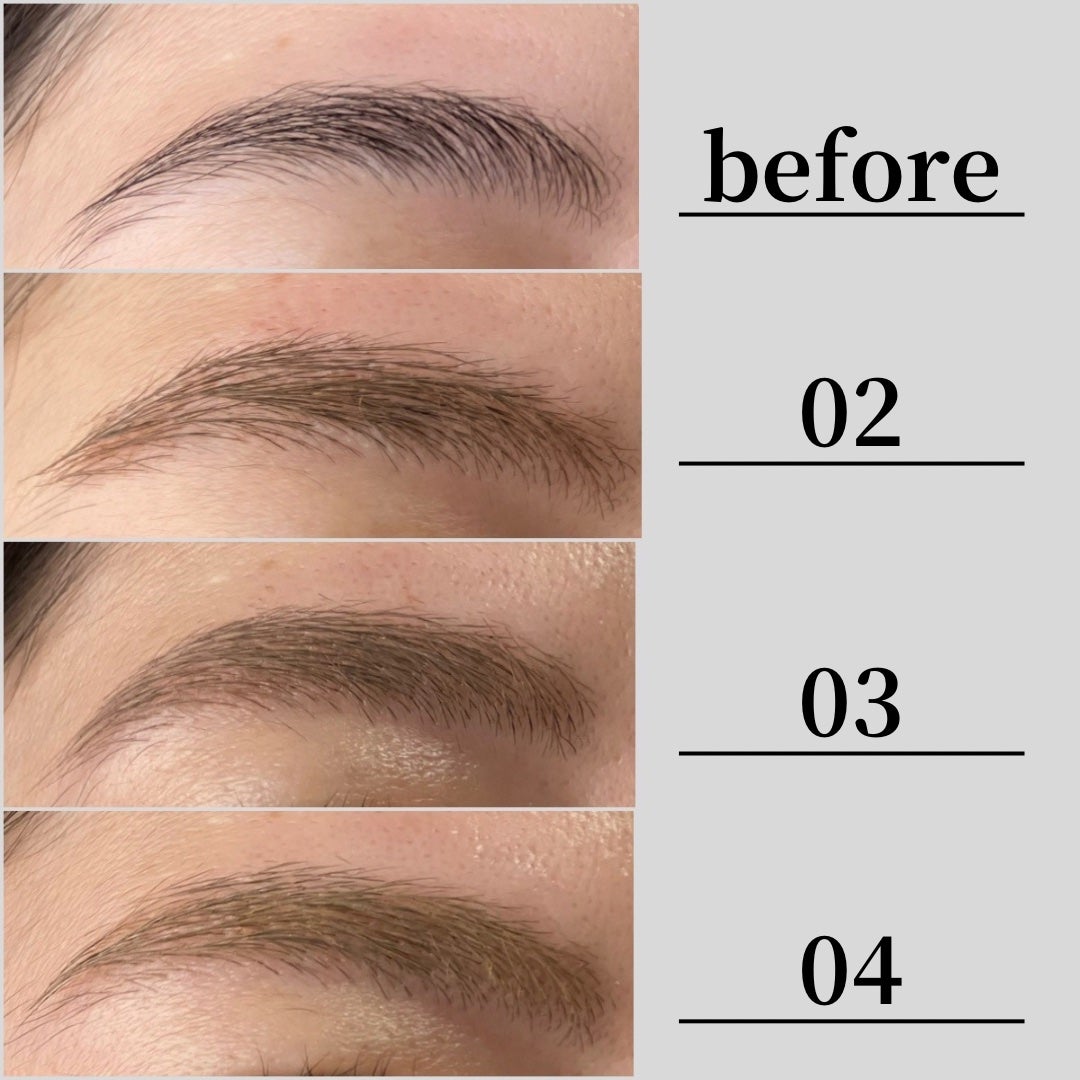 ハンオールブロウカラ/rom&nd/眉マスカラを使ったクチコミ(3枚目)