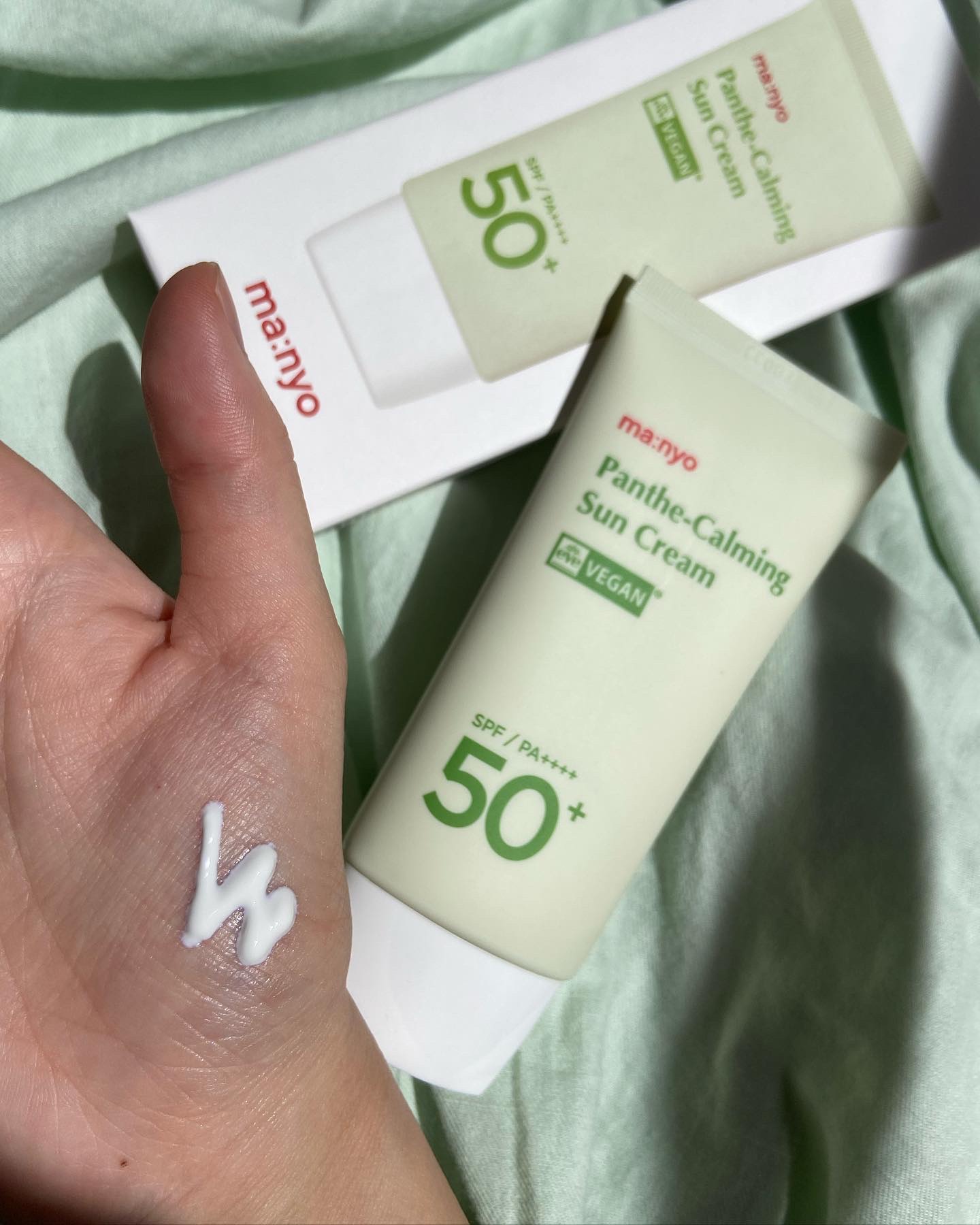 パンテカーミング サンクリーム/manyo/日焼け止めクリームを使ったクチコミ（3枚目）