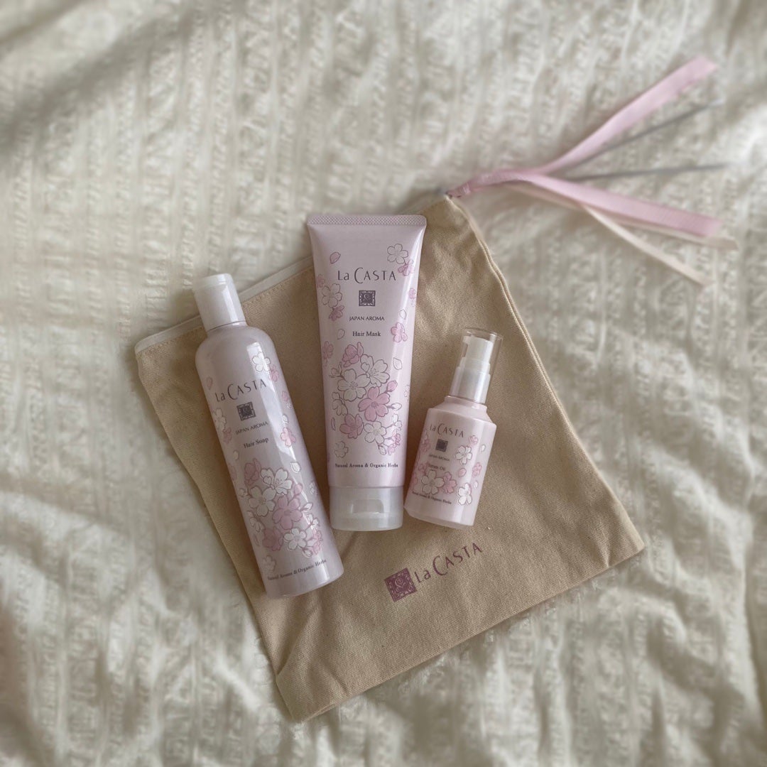 ラ・カスタ ジャパンアロマ ブライトコフレ 桜百花/ラ・カスタ/その他キットセットを使ったクチコミ(5枚目)