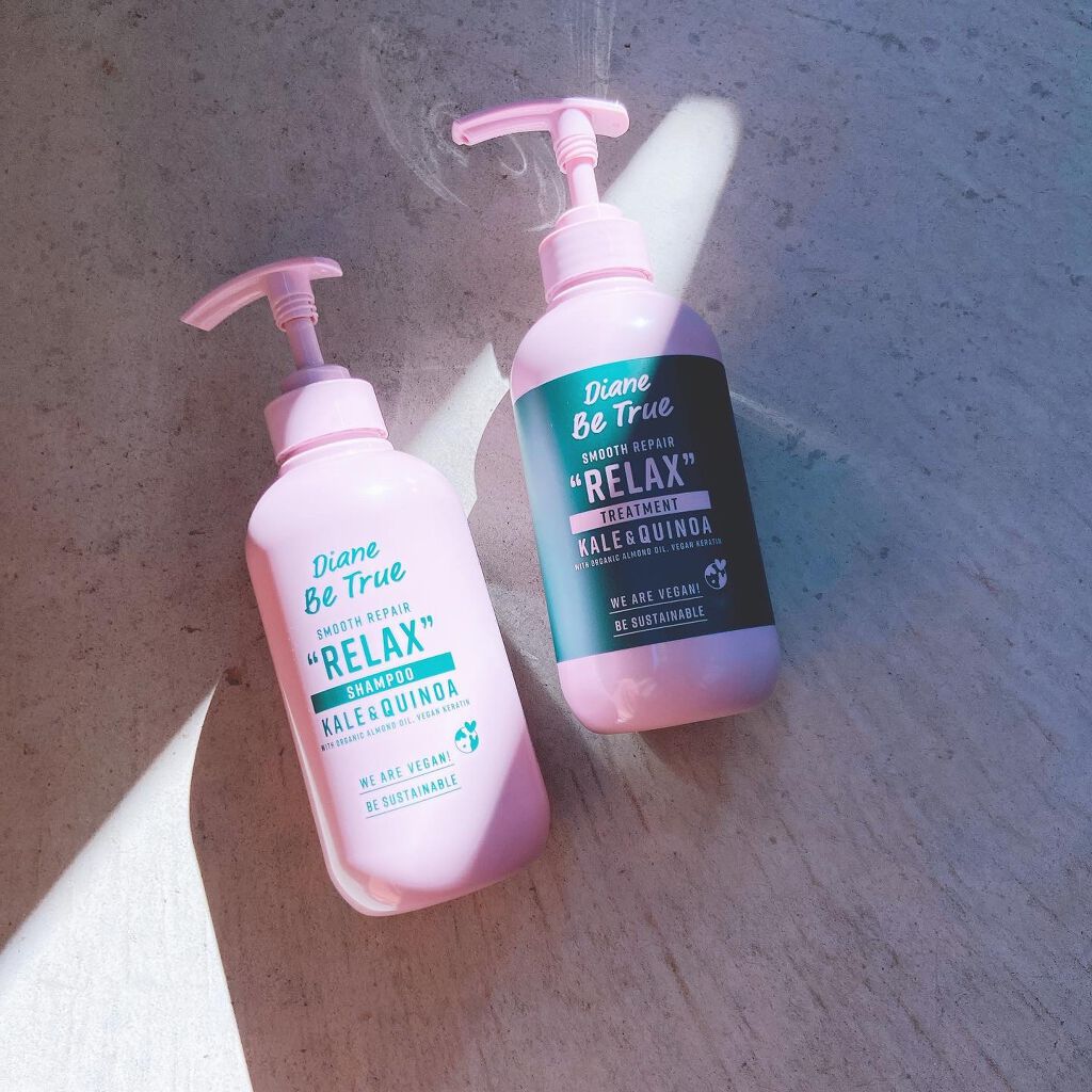 Diane Be True（ダイアンビートゥルー）/RELAX / スムース /シャンプー＆トリートメント トリートメント 本体/ダイアンビートゥルー/市販シャンプーを使ったクチコミ（1枚目）
