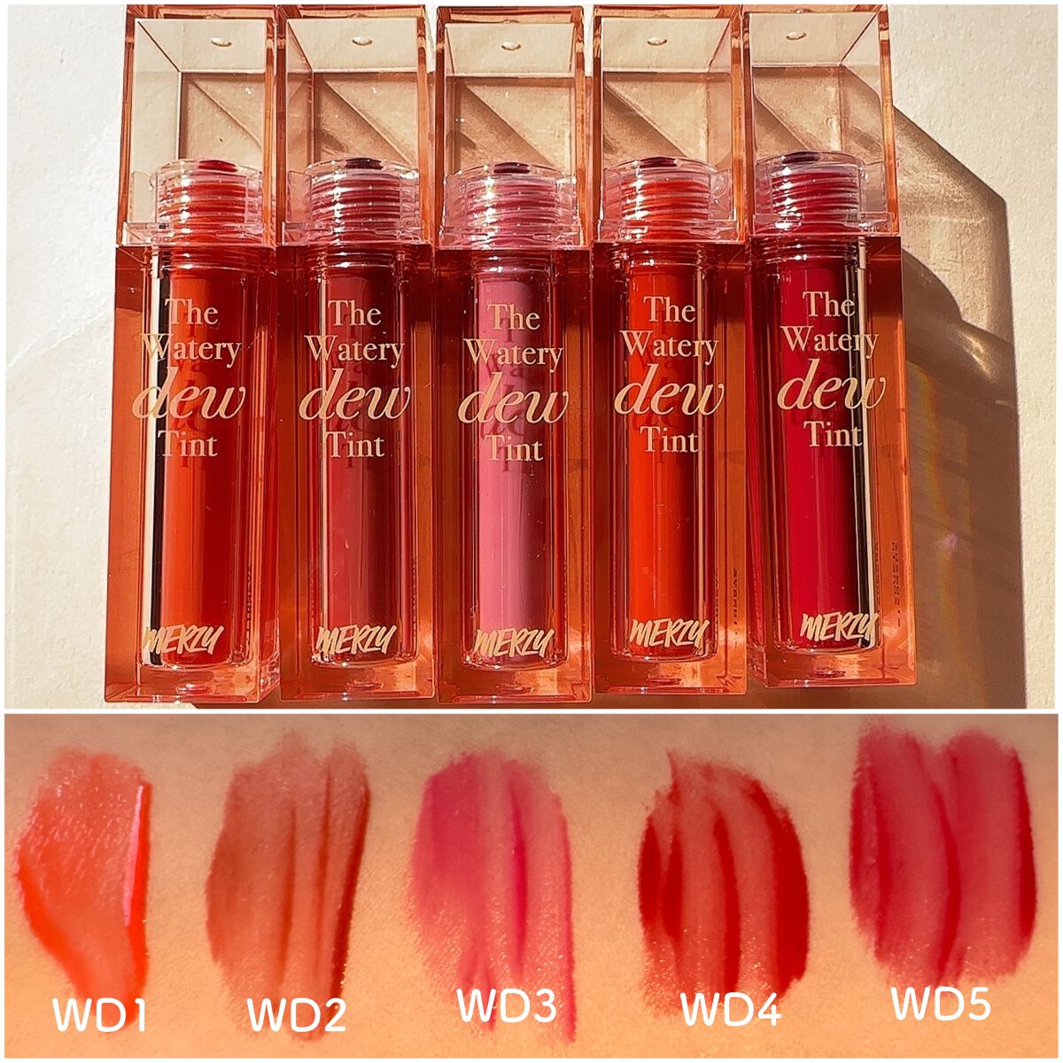 ザ ウォータリーデューティント/MERZY/リップティントを使ったクチコミ（3枚目）