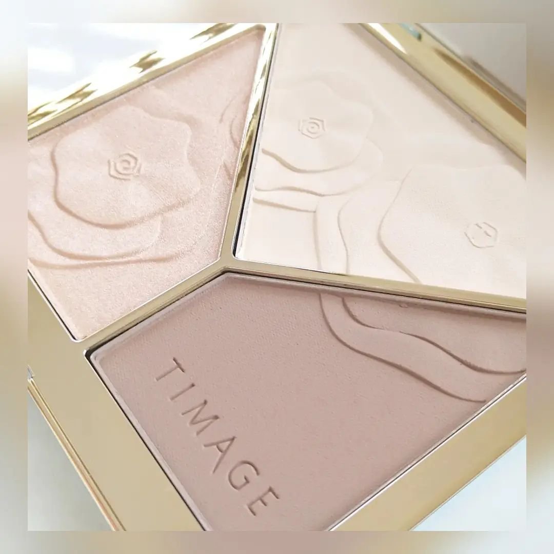 ハイライトシェーディングパレット/TIMAGE/パウダーハイライトを使ったクチコミ（2枚目）