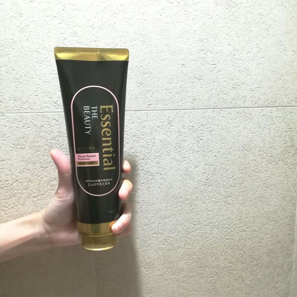 THE BEAUTY 髪のキメ美容プレミアムトリートメント＜モイストリペアプレミアム＞/エッセンシャル/洗い流すヘアトリートメントを使ったクチコミ（3枚目）