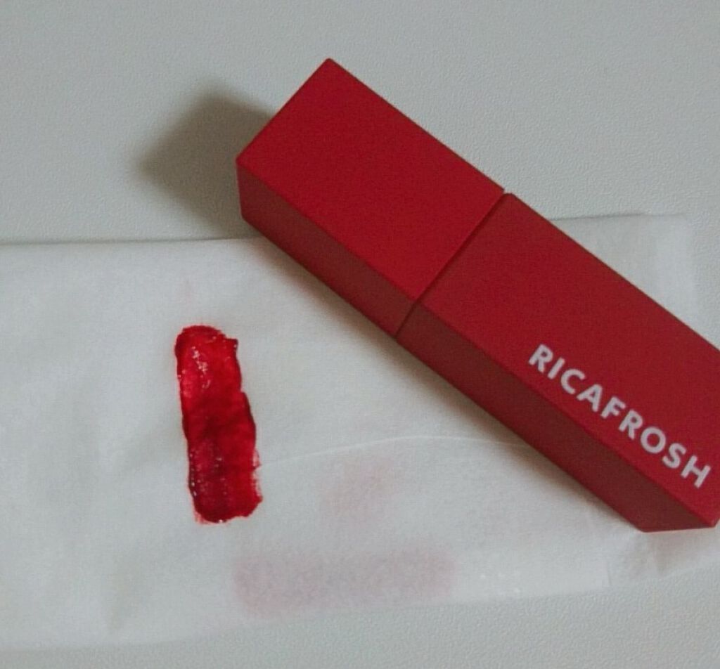 ジューシーリブティント/RICAFROSH/リップティントを使ったクチコミ（2枚目）