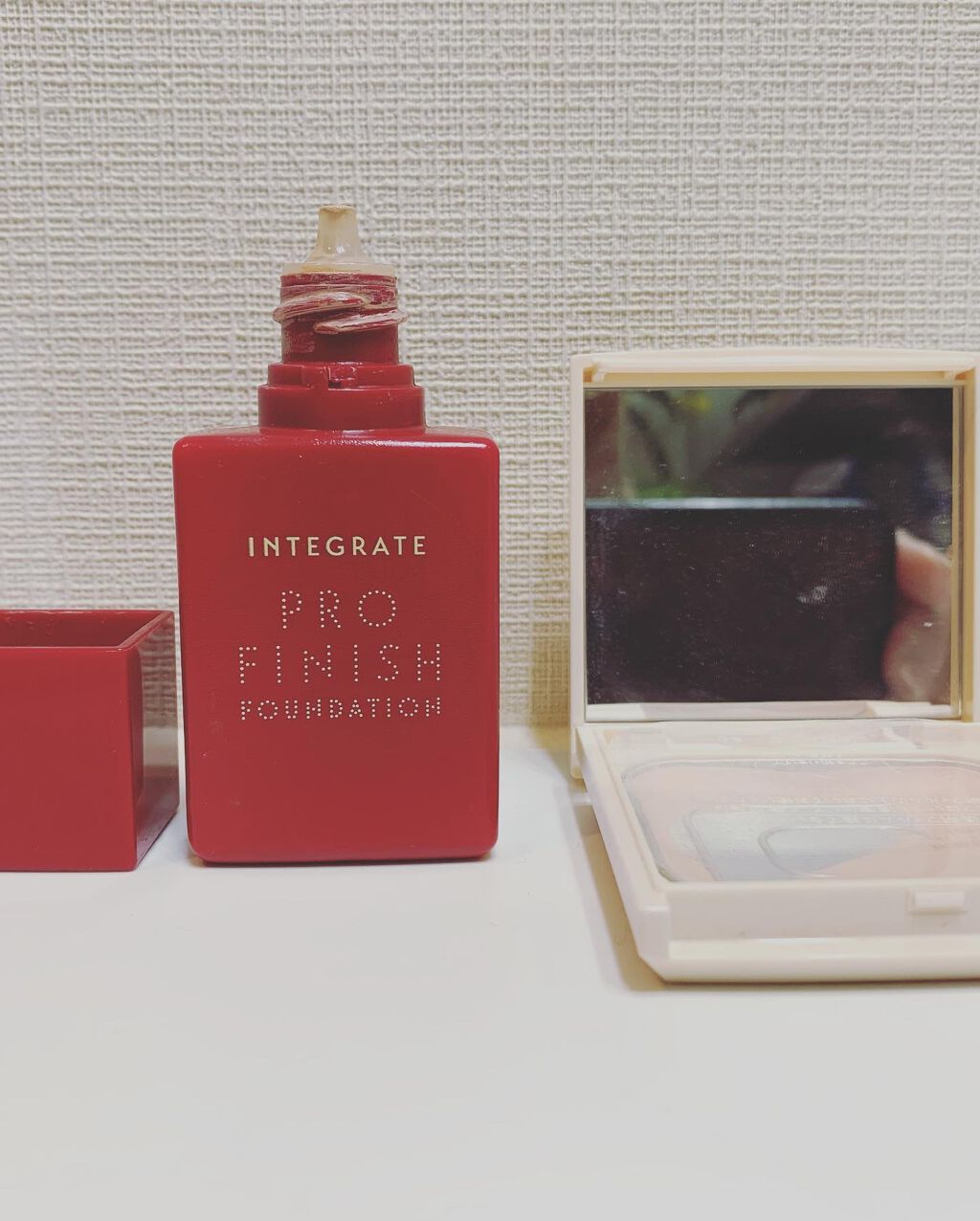 スーパーキープパウダー/インテグレート/プレストパウダーを使ったクチコミ（2枚目）