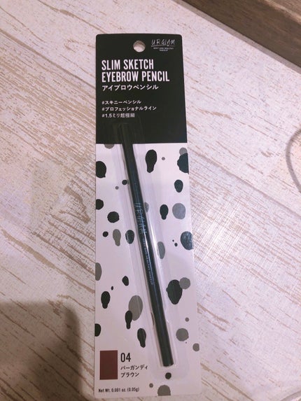 スリムスケッチアイブロウペンシル/U R GLAM/アイブロウペンシルを使ったクチコミ(1枚目)