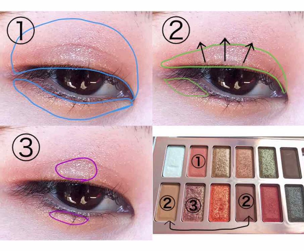 バレンタインボックス2 ピーチパレット/VAVI MELLO/アイシャドウパレットを使ったクチコミ（2枚目）