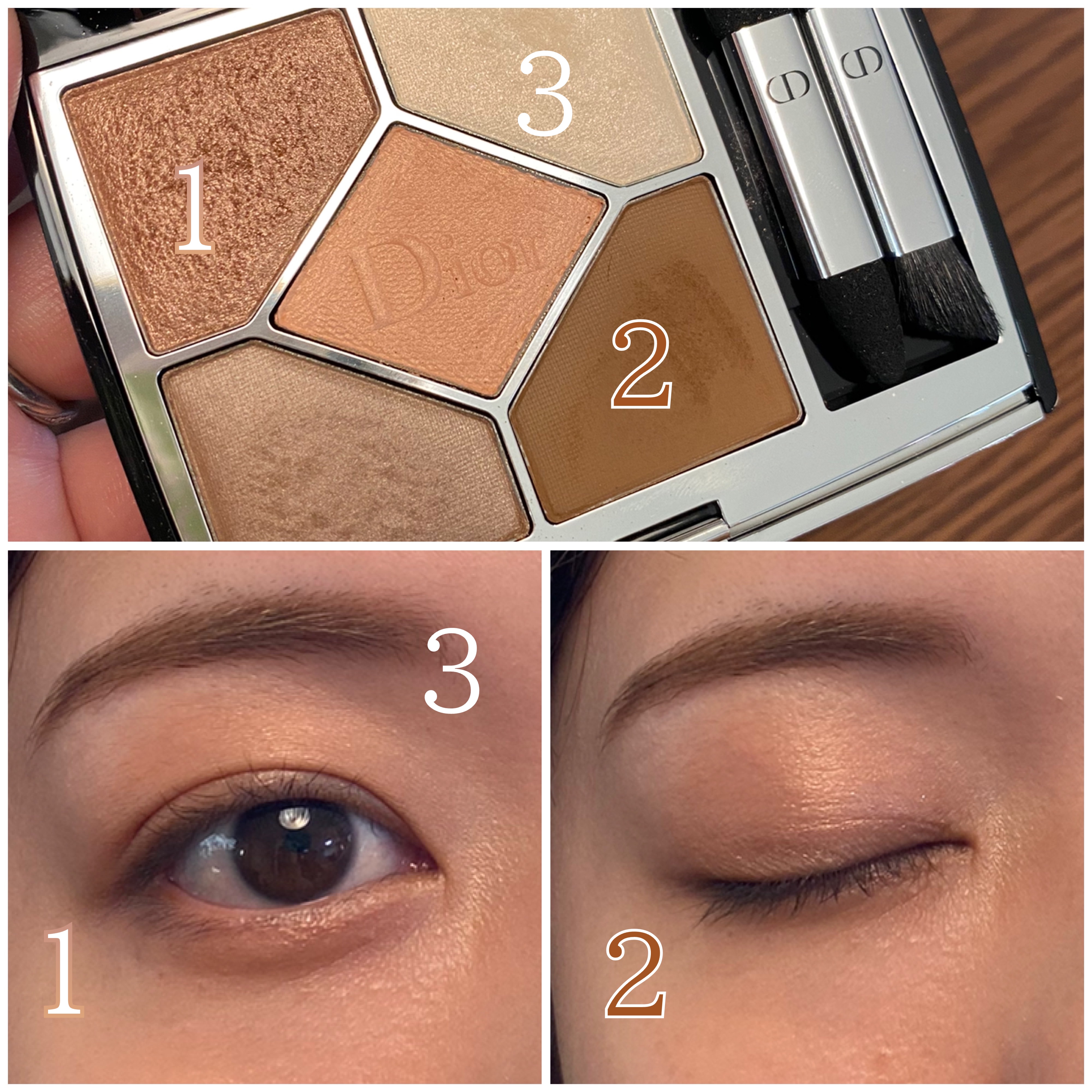 ディオールショウ サンク クルール/Dior/アイシャドウを使ったクチコミ（2枚目）