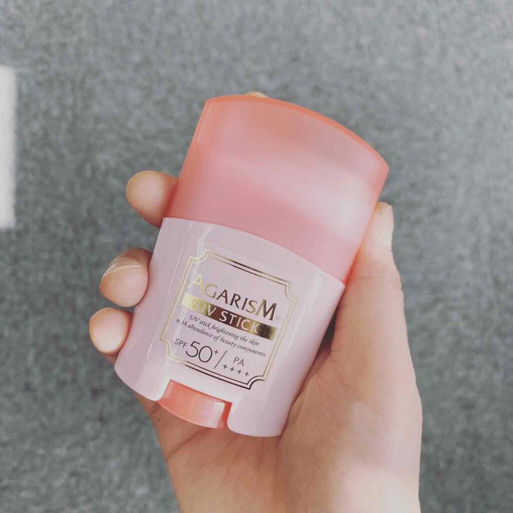 トーンアップUVスティック/AGARISM/日焼け止めスティックを使ったクチコミ（1枚目）