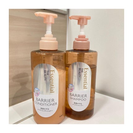 ザビューティ 髪のキメ美容素髪を守る バリアシャンプー/コンディショナー/エッセンシャル/シャンプー・コンディショナーを使ったクチコミ(1枚目)