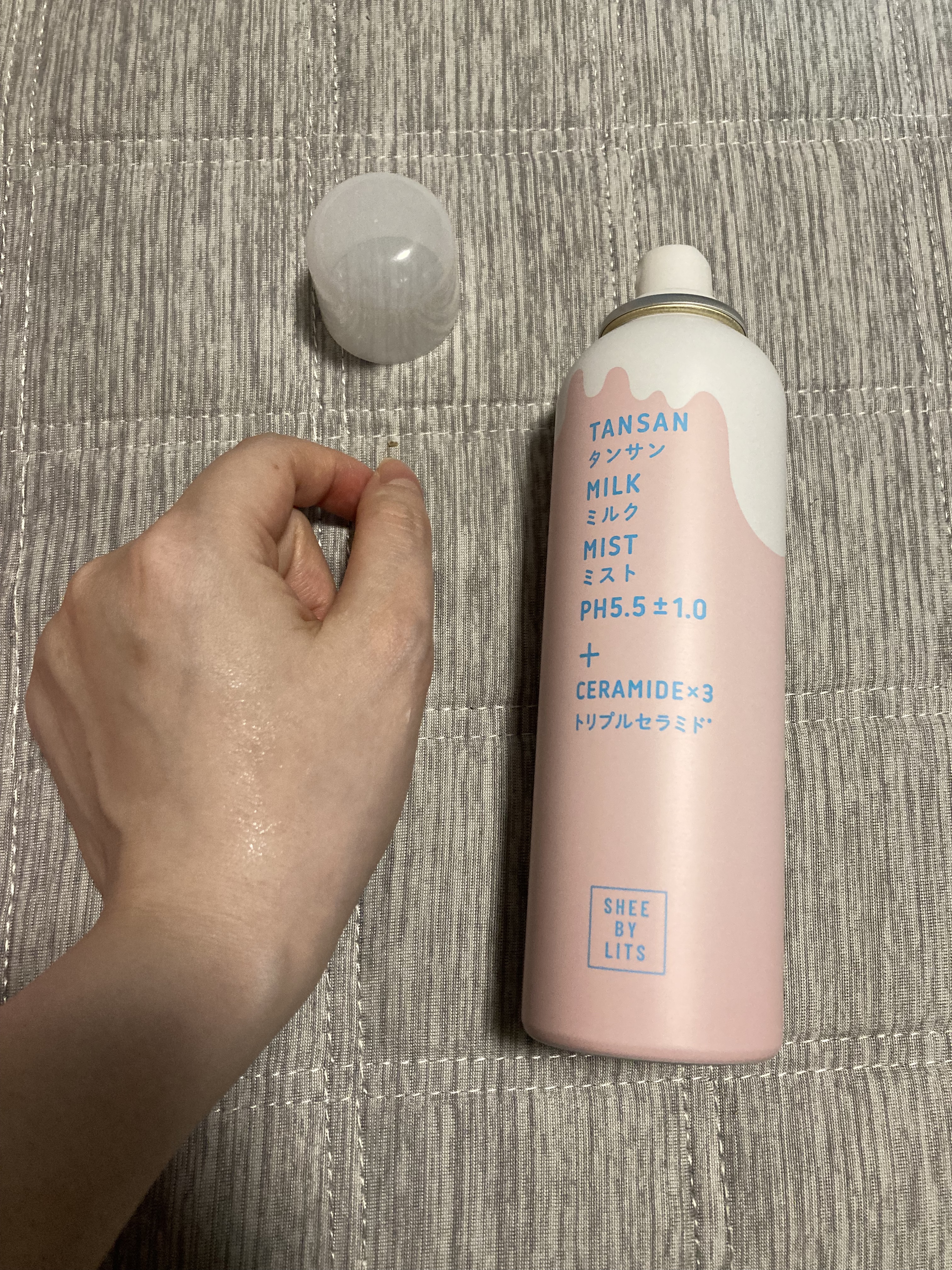 SHEE BY LITS 炭酸ミルクミスト/リッツ/ミスト状化粧水を使ったクチコミ（2枚目）