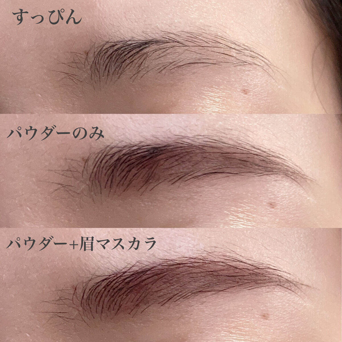 極細アイブロウマスカラ C2 モーヴブラウン/CEZANNE/眉マスカラを使ったクチコミ（3枚目）