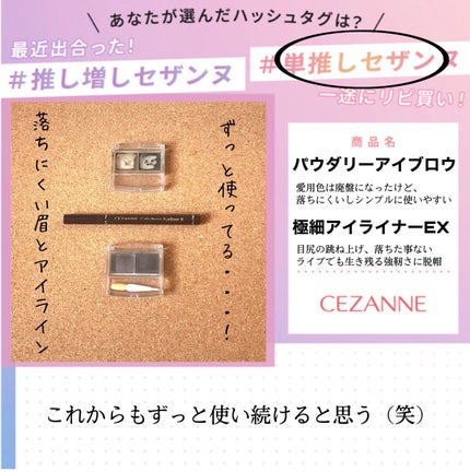 パウダーアイブロウR/CEZANNE/パウダーアイブロウを使ったクチコミ(1枚目)