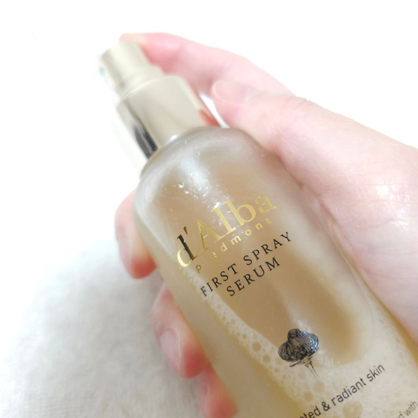 ダルバ ホワイトトリュフファーストスプレーセラム/ダルバ/ミスト状化粧水を使ったクチコミ（1枚目）