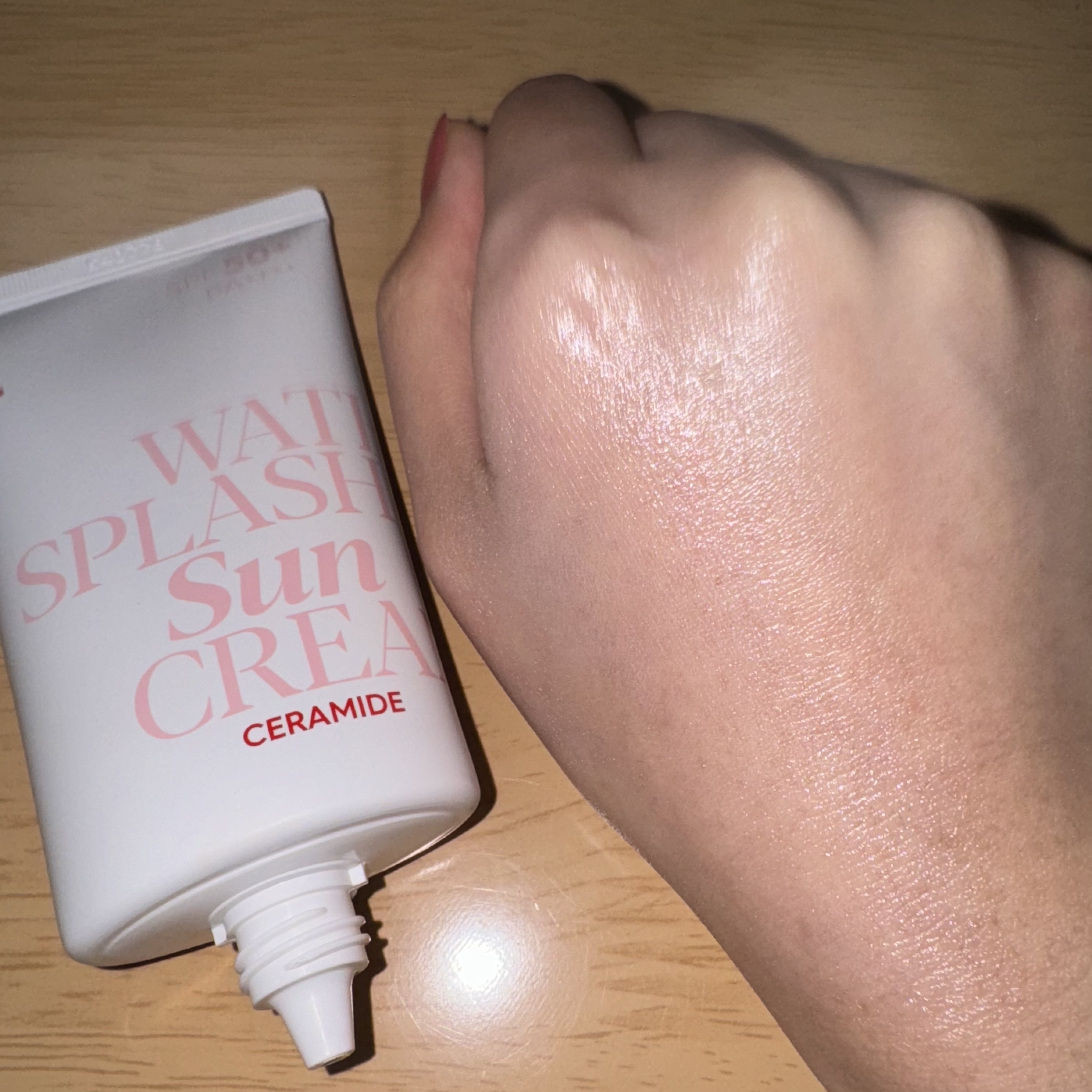 ウォータースプラッシュサンクリーム セラミド/espoir/日焼け止めクリームを使ったクチコミ（1枚目）